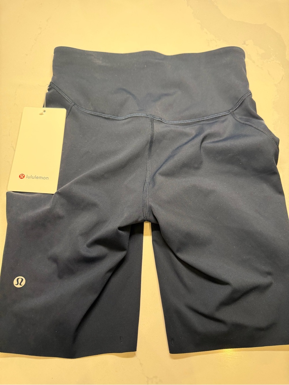 lululemon Athletica Navy Base Pace HR 8" Short